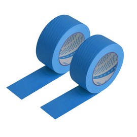Vogueing Tool 2 Rolls 30mm x 50m Textured Paper Tape Writeable Painters Tape for Painting and DIY Blue
