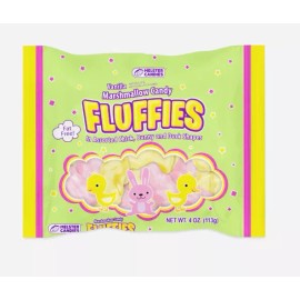 Duck Melster Candies Vanilla Marshmallow Flufflies Fat Free Duck/Bunny Shaped 4oz
