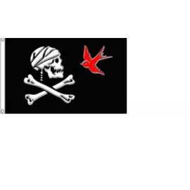 Pirate Jack Sparrow Flag 3x5 Jolly Roger Ship Banner Skull Crossbones