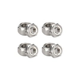 M8 Locknuts - IMScrews 304 Stainless Steel Locknuts - Durable Hardware for Home Repairs and Professional Projects Pack of 25
