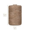 Creative Deco 328 Feet Jute Twine Rope String Natural Brown
