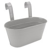 Hanging Flower Planter Iron Bucket Flower Pot Holder with Detachable