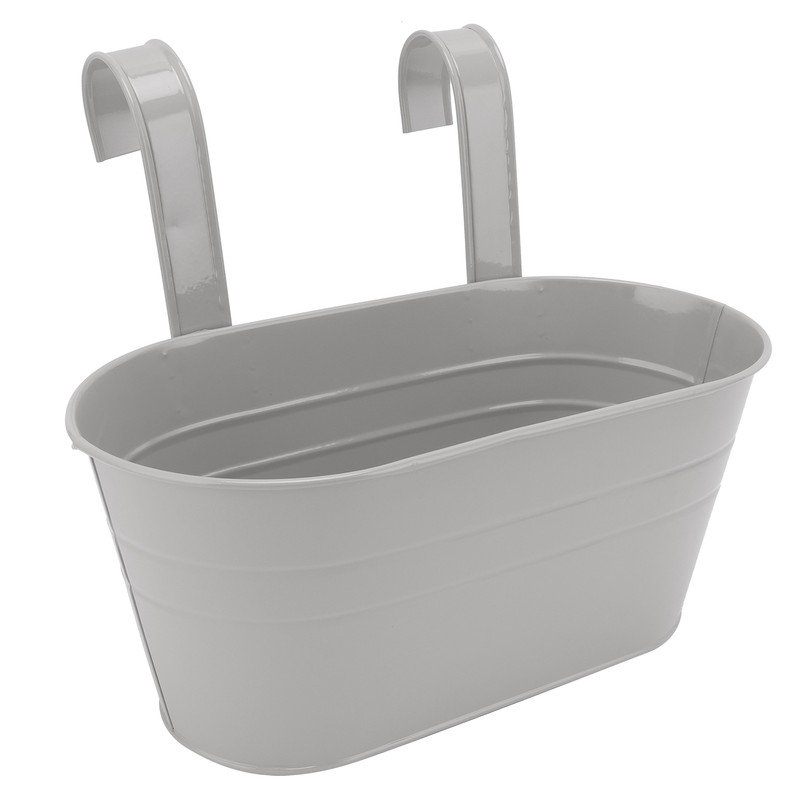 Hanging Flower Planter Iron Bucket Flower Pot Holder with Detachable