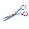 Titanium Hairdressing Scissors Offset Hairdressing Scissors, 14 cm, with Case