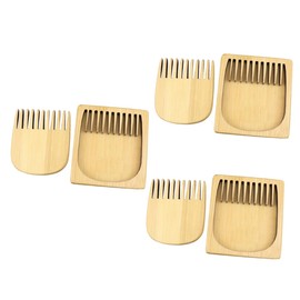 Healeved 3 Pcs Bamboo Box Comb Professional Shampoo Styling Hair Brush Pocket Tools Beard Hair Brush Hair Styling Comb Beard Care Comb Men Combs for Shampoo Mini Shampoo Custom Sandalwood