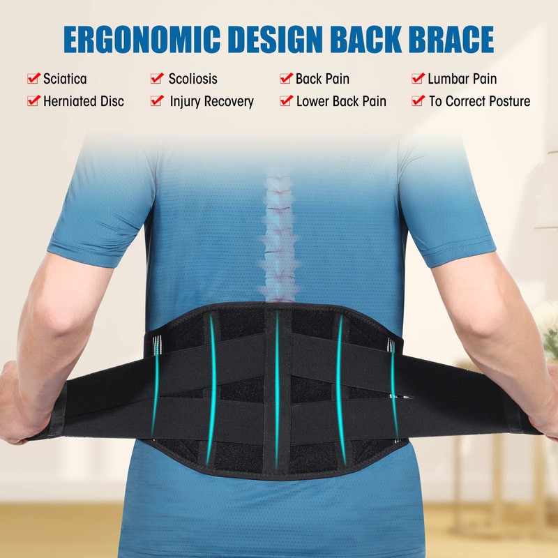 Back Brace for Lower Back Relief - Lower Back Brace