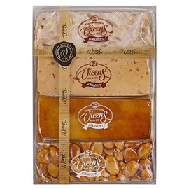 Turrón Tasting Gift Box by Vicens - 4 Medium Bars