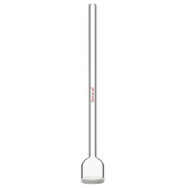 stonylab Straight Gas Dispersion Tube, High Borosilicate Glass, G2 Sand Core with 30-50μm Pore Size for Efficient Air or Gas Diffusion in Laboratory and Aquatic Applications