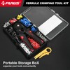 PURUS Ferrule Crimping Tool Kit, Self-Adjustable Ratchet Crimper Plier for