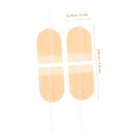 IWOWHERO 3Pcs Zip Style Flexible Bandage for Care Skin and Closure Strips for Fast Healing and Care