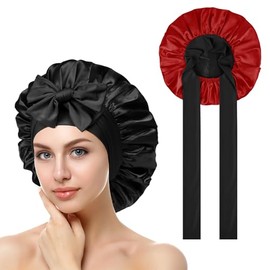 ACWOO Seidenhaube zum Schlafen, Doppelseitig Seidenhaube Zum Schlafen Schlafhaube Haare Sch√ºtzen f√ºr die Nacht Bonnet mit elastischem Band, Satin Haarhaube f√ºr Damen und M√§dchen