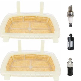 ZAMDOE Air Filter Kit with Spark Plug Fuel Filter Oil Filter for STIHL MS171 MS181 MS211 MS 171C MS181C MS211C Chainsaw; Replaces 1139 120 1602