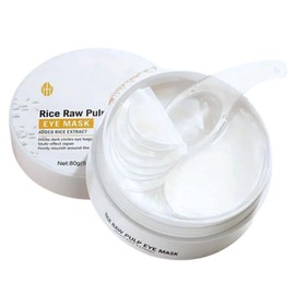 60 Parches Rice-Hydrogel Ojos Colágeno Hidratante mejora las ojeras, fatiga ocular, disminuye la hinchazón y suaviza las líneas finas de expresión... 