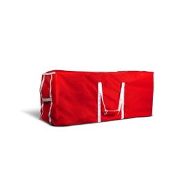 Covers & all Christmas Tree Storage Bag, Made of Waterproof, UV-Resistant Polyester Fabric (60” W x 20” D x 25.5” H, Red)