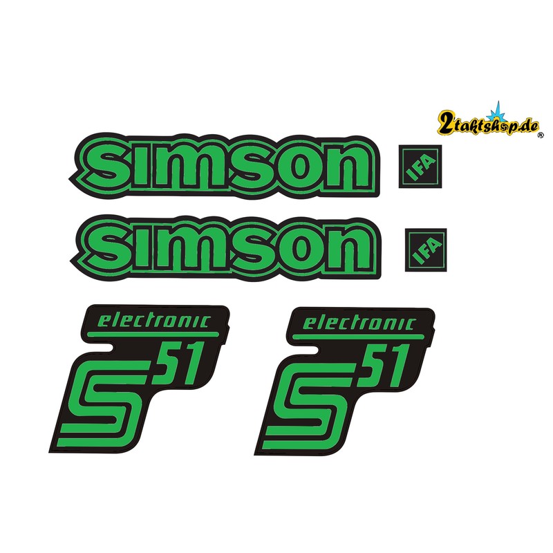 Transparent Simson S51 Electronic Sticker IFA Premium