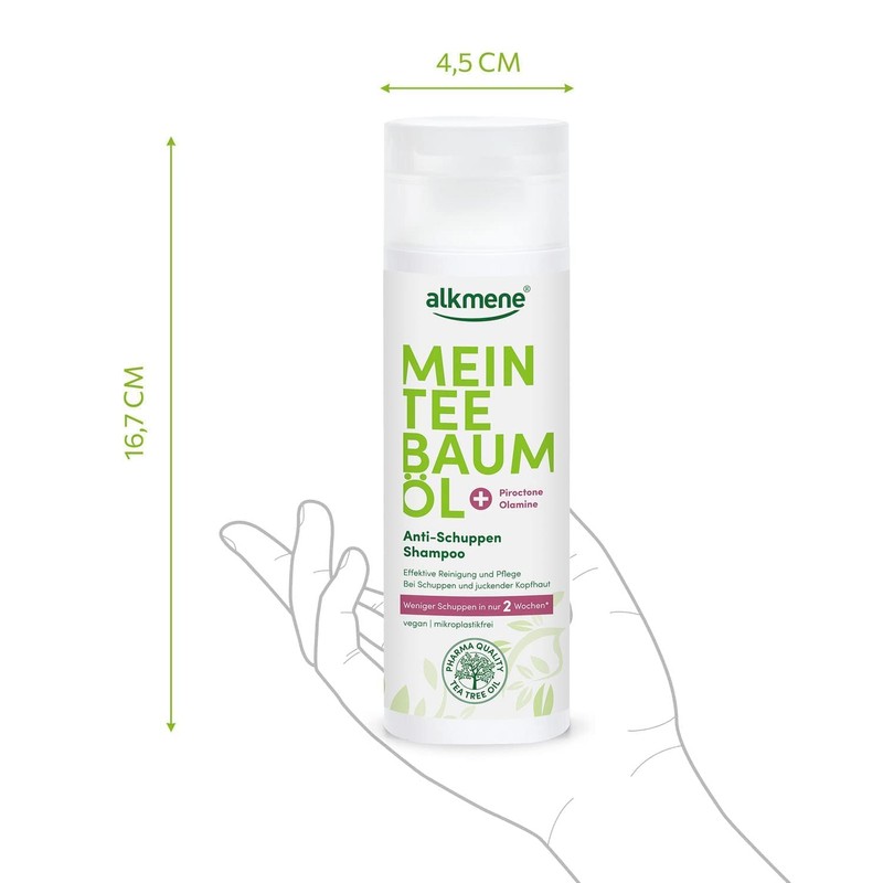 alkmene My Tea Tree Oil Anti-Dandruff Shampoo 3 x 200