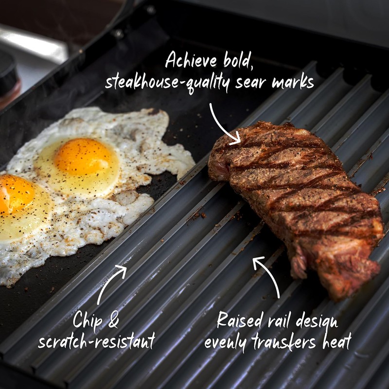 Universal Grill Grate for Flat Top Grills - Access for