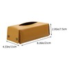 KONTONTY 1pc Tissue Box Practical Tissue Storage Case for Simple