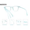 MODFANS - Gafas de lectura para hombre y mujer, con