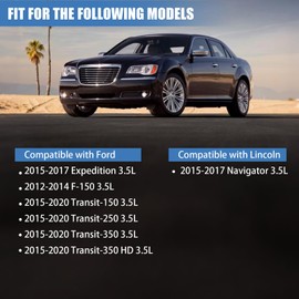 Sorello VS50879R VS50879 Engine Valve Cover Gasket Set Compatible with Ford Expedition for F150 Transit-150 Transit-250 Transit-350 2015-2020 for Lincoln Navigator Fit for 3.5L V6 Engine