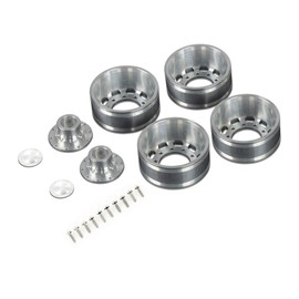 Carson 1:14 Set HA Slotted Hole (2) 12 mm, Replacement Part, Model Building, Alloy Wheels, Made in Germany, Accessories, Tuning Parts, 500907352, Multicoloured, M