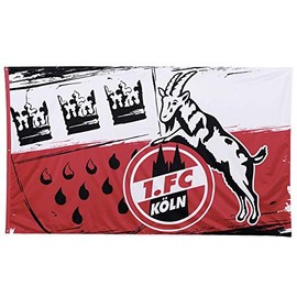 1. FC Köln Flag / Hoisting Flag 150 x 250 cm Coat of Arms