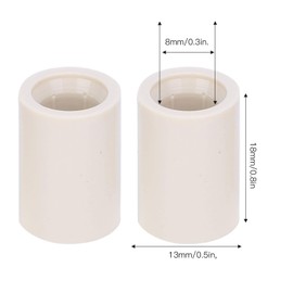 Pack of 40 Billiard Cue Ferrules, Billiard Stick Ferrules 40 Pieces Easy Billiard Cue Stick Ferrules Cue Tips Cues & Accessories (13 mm 0.8 Inches)