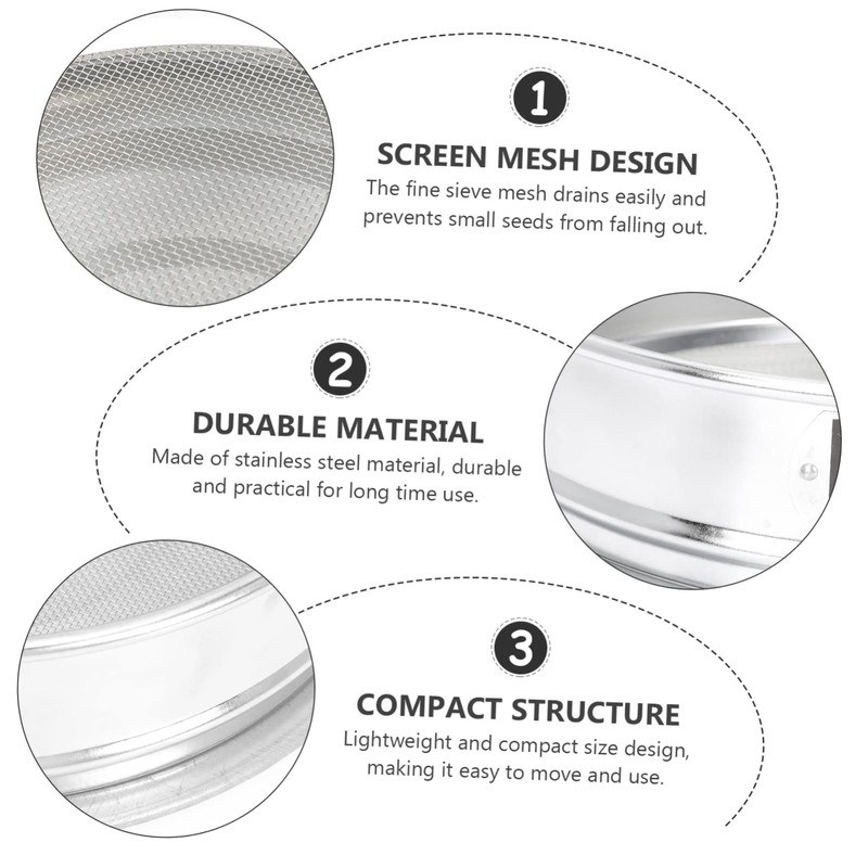Kisangel Stainless Steel Germination Tray with Lid Stackable Plant Nursery