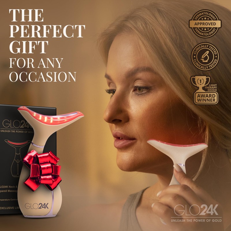 GLO24K 7 Color Beauty Device – Triple LED Action &