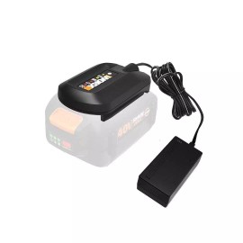 WORX WA3747 WORX 40V MaxLithium Battery Charger for Trimmer, Hedge Trimmer, Blower