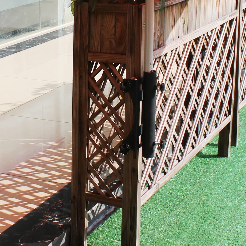 VANROUG Heavy Duty Parasol Holder Patio Umbrella Stand Mount Umbrella