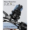BRCOVAN Motorcycle Phone Mount Holder with Vibration Dampener Anti-Shake Hand...