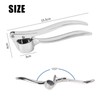 Professional Kitchen Garlic Press/Mincer/Crusher UK, Peeler Squeezer Heavy Duty Garlic