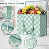 COOZOOM 2 Pack Insulated Reusable Grocery Bags, Heavy Duty Warming