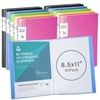10 Pieces Portfolio Folder Binder with Plastic Sleeves 30 Pocket