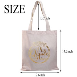 PLITI 15th Birthday Gift for Teen Girls Quinceanera Gift for Mis Quince Anos Latina, Mis Quince Anos Tgu