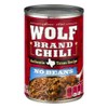 Wolf Brand Chili, No Beans 15 Oz (Pack of 12)