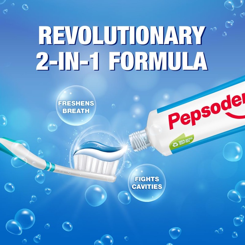 Pepsodent 2 in 1 Toothpaste 150gms