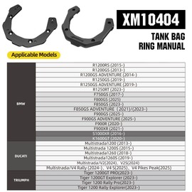Motorcycle Tank Bag Adapter Base with Strong Magnetic-XM10404