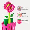 Vigar Flower Power 3-in-1 Kitchen Sink Caddy Set, Flower-Shaped Dish