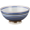 Rice Bowl Fashionable 有田焼 Black Winding Line Extra Large Bowl