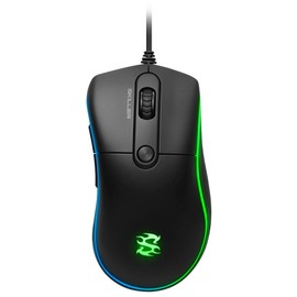 Sharkoon Skiller SGM2 RGB Gaming Maus, optisch 6400 DPI, Ergonomische Form Mehrfarbig