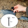Hcrvvi 50 Garden Membrane Pegs, Weed Accessories, Artificial Grass Pegs,