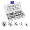 T-Nut Nail Nuts with 90 Pcs Storage Case M3 /