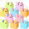 Kolldenn 72 Pcs Easter Bunny Candy Boxes with Handle, Easter