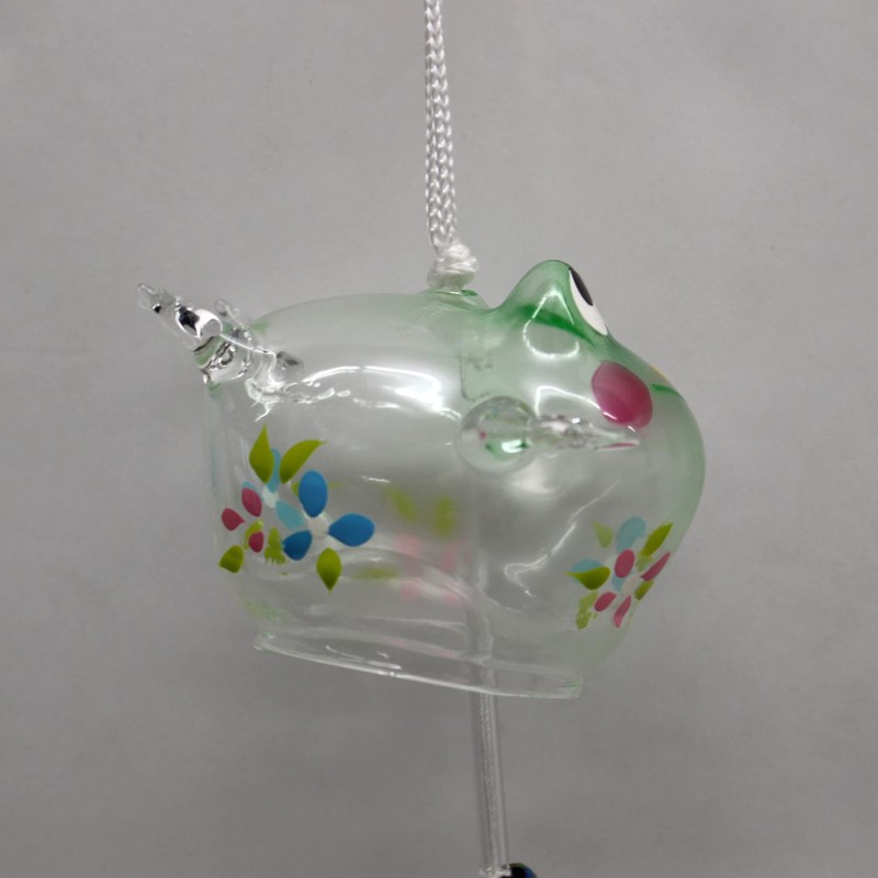 Craftmanhouse Glass Wind Chime (Frog)