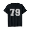 Number #79 Sport Silver Number T-Shirt