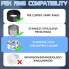 Boltigen 1/2" PEX Swivel Elbow Faucet Connector (5-Pack) with 1/2"
