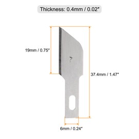 HARFINGTON 150pcs Exacto Knife Blades #7 Hobby Knife Replacement Blades Refills