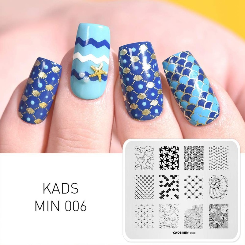 KADS Nail Stamping Image Plate Holder Plate Stand Tray for